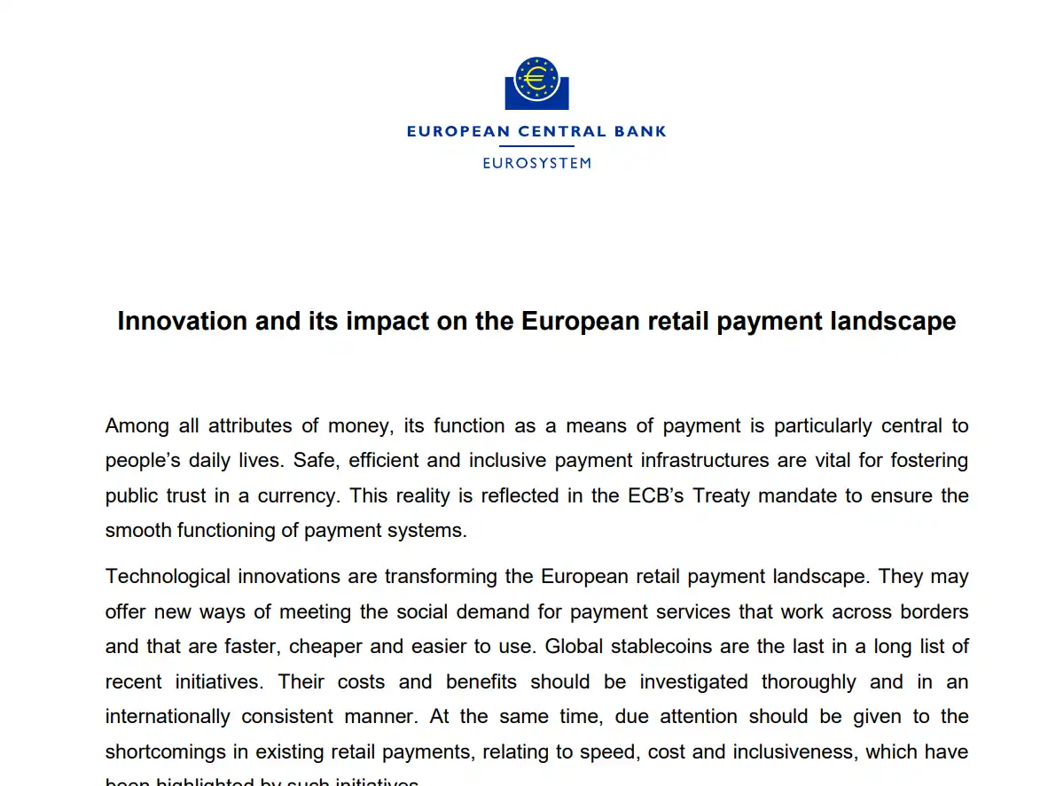 note de lancement de l'euro digital